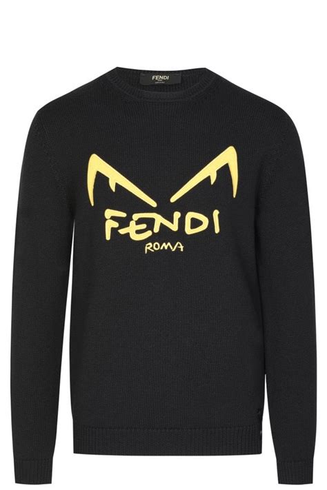 fendi jumper eyes|fendi cashmere jumper.